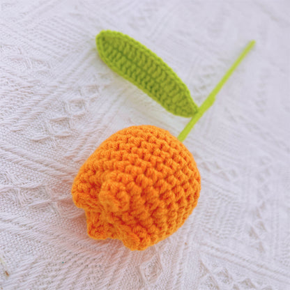 Blossoming Crochet Delight: A Bouquet of Sunflowers, Roses, Tulips, and More