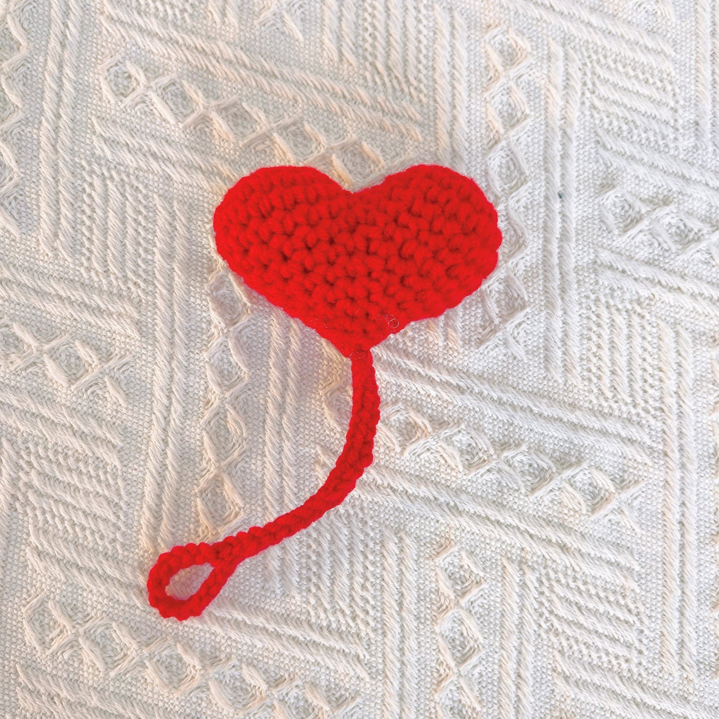 Crochet Sprout Leaf Accessory - Easter Bunny Ear Valentine's Heart Gift