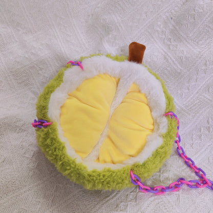 Nid de perroquet vert-jaune fabriqué en durian avec crochets et chaînes en plastique, nichoir suspendu pour cage, rempli de coton en forme de demi-lune, endroit de couchage confortable pour oiseaux de compagnie