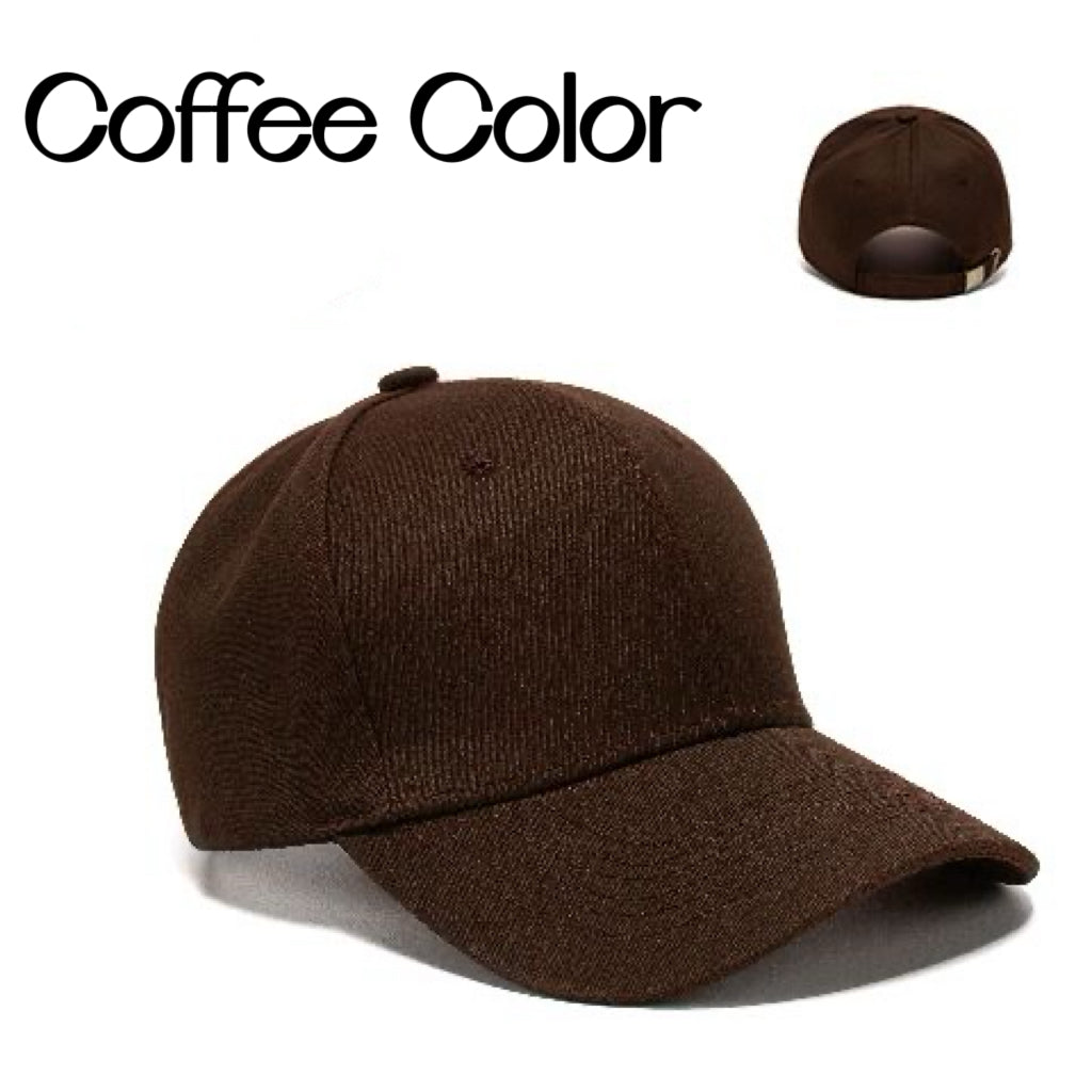 Customizable Cap - 15 Color Options, Breathable Fabric, Classic Curved Brim, Perfect for Embroidery with Numbers and Letters