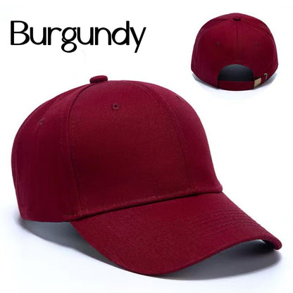 Customizable Cap - 15 Color Options, Breathable Fabric, Classic Curved Brim, Perfect for Embroidery with Numbers and Letters