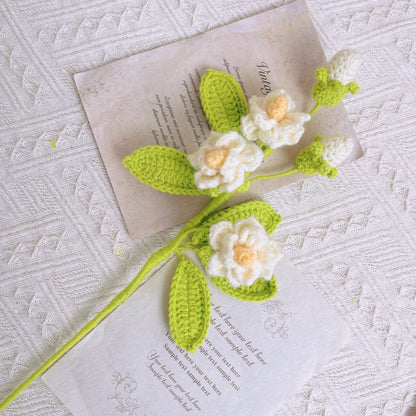 Handmade Crocheted Jasmine Flower - Gorgeous, Vibrant, and a True Work of Art