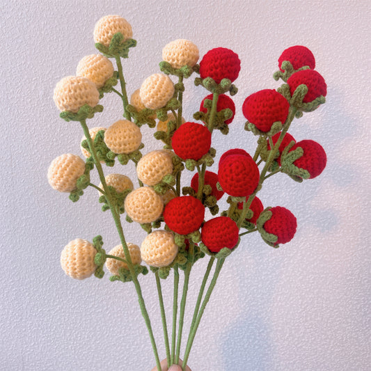 Fleur de treillis de tomate : piquet de fleur au crochet fabriqué à la main pour des jardins de vigne vibrants