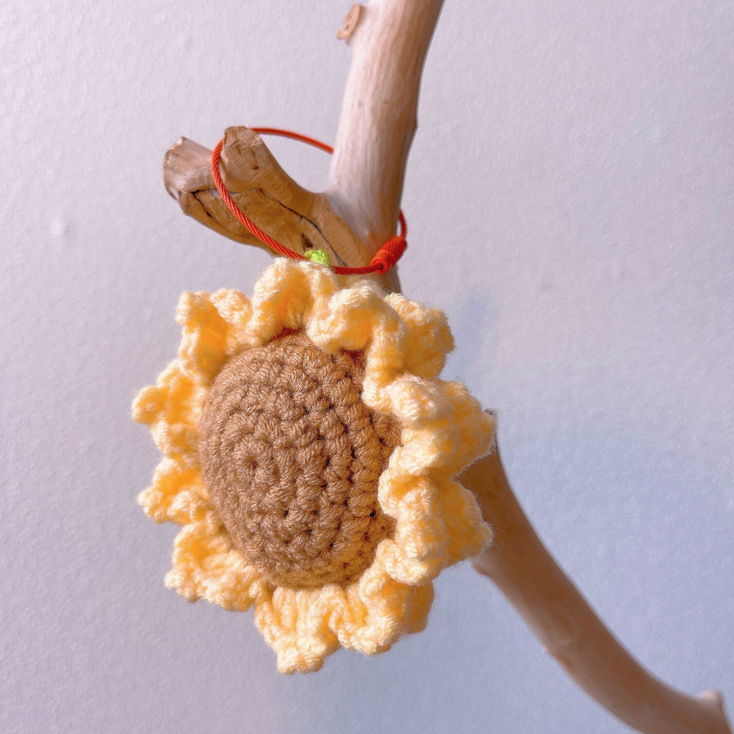 Handmade Crochet Ornament - Everlasting Decoration for Holiday - Christmas Tree - Teacher Gift - Handcrafted Fruit & Flower Decor for Office