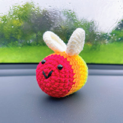 Rainbow Buzz: The Pride Crochet Bee Plushie, LGBTQ+, Equality Gift, Unique Gift for Friend, Love is love, Ally Movement, Pride Parade, Human