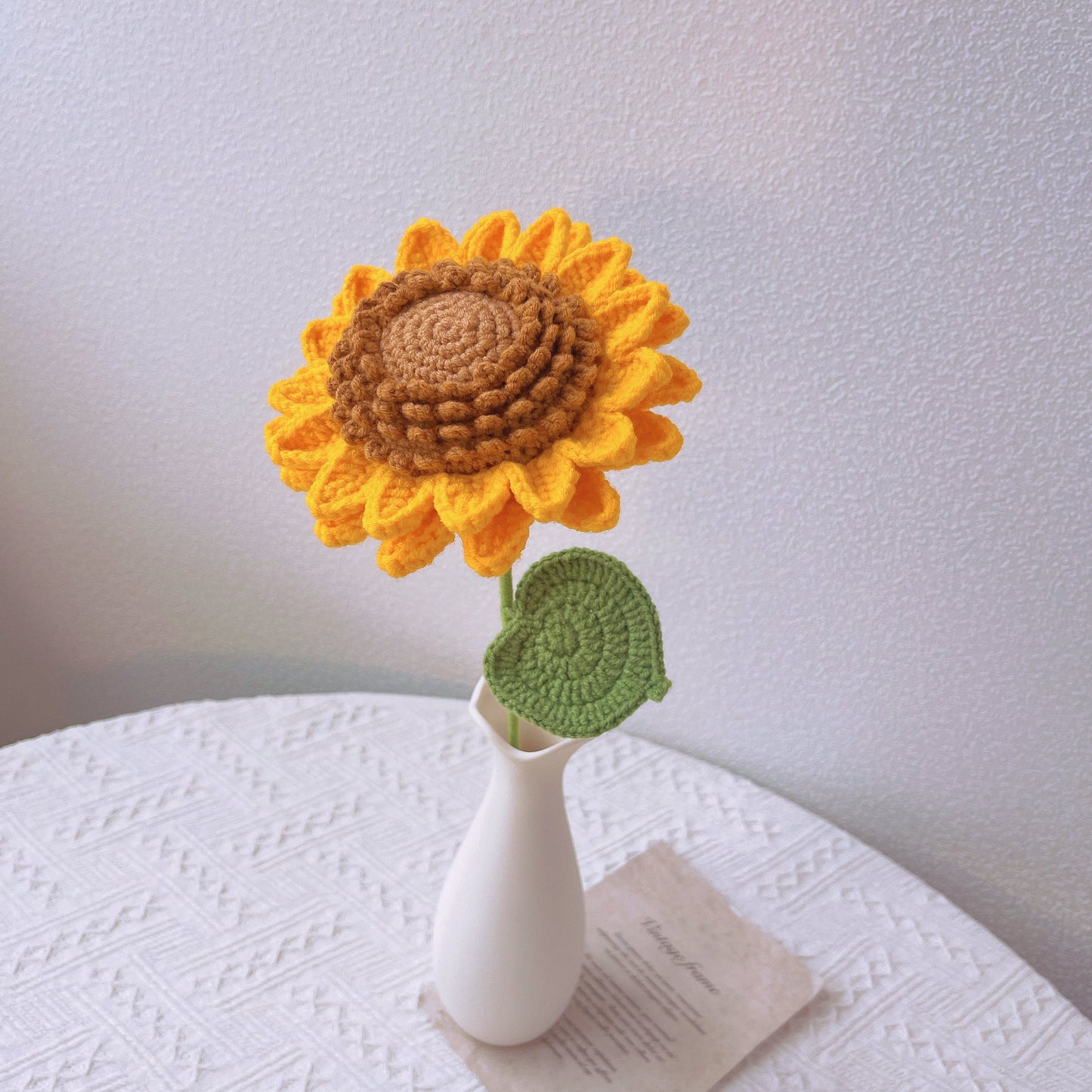 Handmade Crochet Sunflowers - Forever Perfect Yarn Craft for Home Decor & Gift Ideas. Bright, Cheerful Symbolic Flower to Brighten Your Day